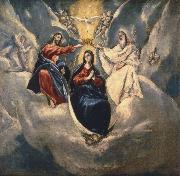 El Greco The Coronation ofthe Virgin oil painting reproduction
